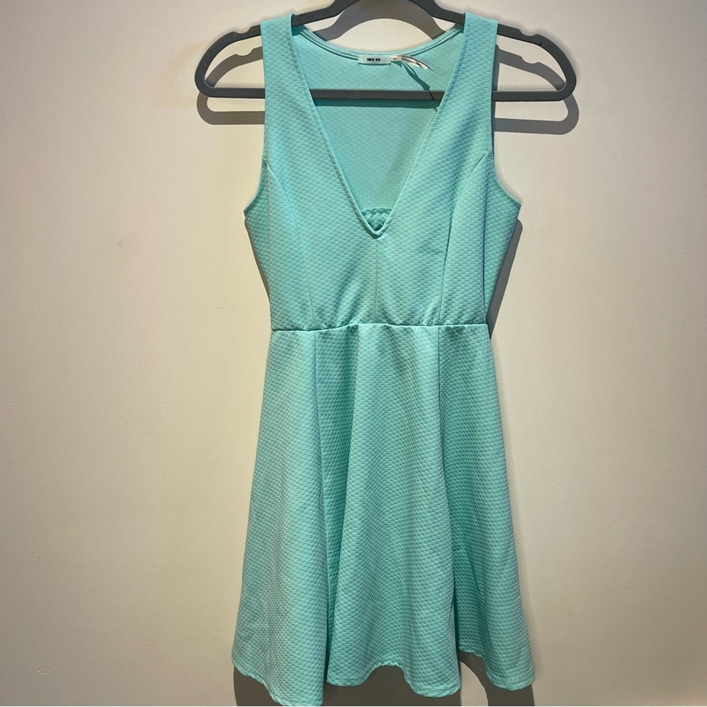 UO mint skater dress